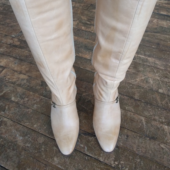 Knee high leather boots - Picture 2 of 4